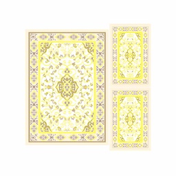 VALENCIA 5112E (Rectangular, ( T 150X220 + 2T 75X120 ), CREME_CREME)
