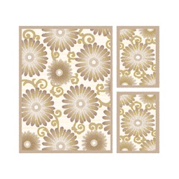 VALENCIA 7618G (Rectangular, ( T 160X220 + 2T 60X110 ), IVOIRE_CREME)