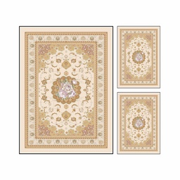 CRISTAL 0874A (Rectangular, ( T 160X220 + 2T 60X80 ), MULTI COULEURS, Lamination)