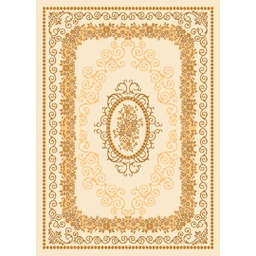 ISHRAK 8642A (Rectangulaire, 200X275, CREME)