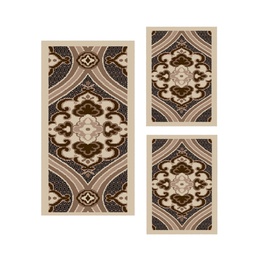 سيرتا 92560 (مستطيل, ( T 60X150 + 2T 60X110 ), عاجي فاتح)
