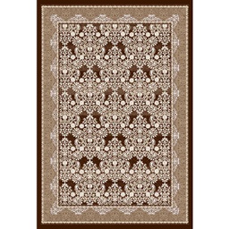 SHIRAZ 92182 (Rectangulaire, 200X275, MARRON CAFE)