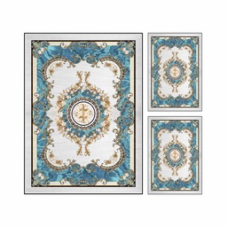 CRISTAL 0875A (Rectangular, ( T 160X220 + 2T 60X80 ), BLEU, Lamination)