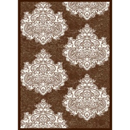 شيراز 92202 (مستطيل, 200X400, لون القهوة البني)