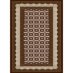 شيراز 76070 (مستطيل, 200X400, لون القهوة البني)
