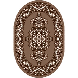 SHIRAZ 80452 (Oval, 200X150, BRUN PALE)