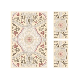 SARAY 92150 (Rectangular, ( T 150X230 + 2T 60X115 ), ECRU)