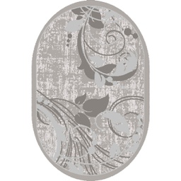 HAZAR 78493 (Oval, 65X100, GRIS FONCE SHRINK)