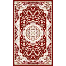 VALENCIA 5113C (Rectangulaire, 240X400, BORDEAUX_CREME)