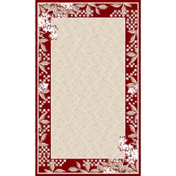 VALENCIA 7600C (Rectangulaire, 240X400, BORDEAUX_CREME)