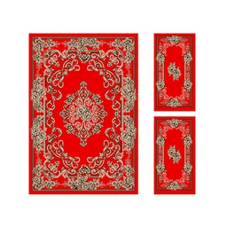 RELAX 2005H (Rectangulaire, ( T 150X220 + 2T 60X110 ), ROUGE)