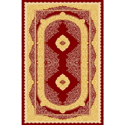 MELODIE 89050 (Rectangulaire, 190X400, BORDEAUX_CREME)