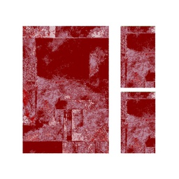 SOFIA 92310 (Rectangulaire, ( T 150X220 + 2T 60X110 ), BORDEAUX)