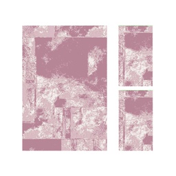 SOFIA 92310 (Rectangular, ( T 150X220 + 2T 60X110 ), BOIS DE ROSE)