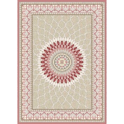 SARAY 90291 (Rectangular, 190X255, BOIS DE ROSE)