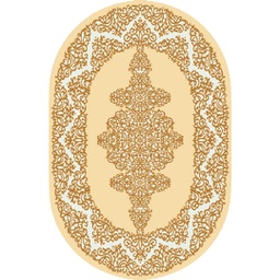 SHIRAZ 80450 (Ovale, 150X220, CREME)