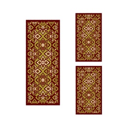 CIRTA 92080 (Rectangular, ( T 60X150 + 2T 60X110 ), BORDEAUX)