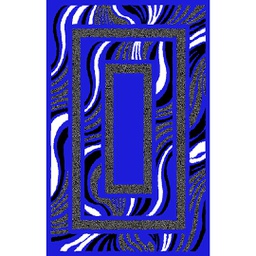 CIRTA 93050 (Rectangular, 180X270, BLEU ROI)