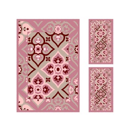 CIRTA 92080 (Rectangulaire, ( T 150X220 + 2T 60X110 ), BOIS DE ROSE)