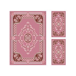 CIRTA 92990 (Rectangulaire, ( T 150X220 + 2T 60X110 ), BOIS DE ROSE)