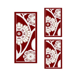 CIRTA 92570 (Rectangulaire, ( T 60X150 + 2T 60X110 ), BORDEAUX)