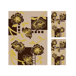 AZHAR 90770 (Rectangulaire, ( T 160X220 + 2T 60X110 ), BEIGE)