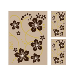AZHAR 92100 (Rectangulaire, ( T 160X220 + 2T 60X110 ), BEIGE)