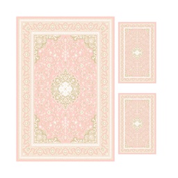 IZMIR 71590 (Rectangular, ( T 150X220 + 2T 75X120 ), BOIS DE ROSE)