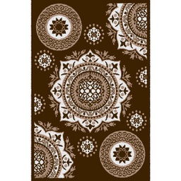 CIRTA 92671 (Rectangulaire, 180X270, MARRON BORDEAUX)