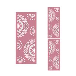 CIRTA 92670 (Rectangular, ( T 60X150 + 2T 60X110 ), BOIS DE ROSE)
