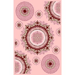 CIRTA 92670 (Rectangular, 180X270, ROSE POUDRE)