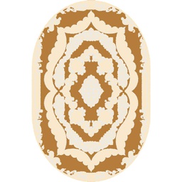 إشراق 8536A (بيضوي, 200X150, قشدي)