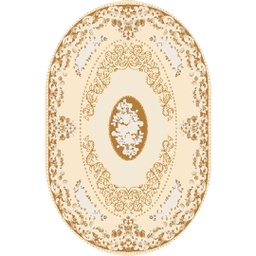إشراق 8559A (بيضوي, 200X150, قشدي)