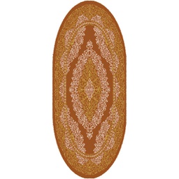 ISHRAK 8505B (Oval, 200X150, BRIQUE)