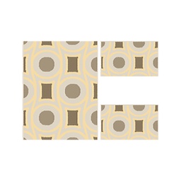 OLYMPIA 82460 (Rectangular, ( T 100X130 + 2T 60X100 ), CREME LX)