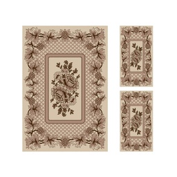 RELAX 7647E (Rectangular, ( T 150X220 + 2T 60X110 ), IVOIRE CLAIRE)