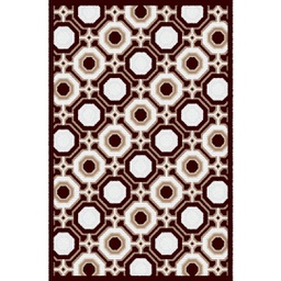 CIRTA 93231 (Rectangulaire, 180X270, MARRON BORDEAUX)