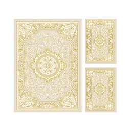 VALENCIA 5113A (Rectangular, ( T 150X230 + 2T 60X115 ), ECRU_CREME)