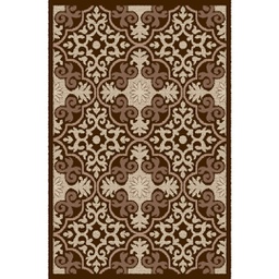 CIRTA 93340 (Rectangular, 180X270, MARRON BORDEAUX)