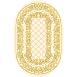VALENCIA 8403A (Oval, 65X100, CHAMPAGNE Creme)