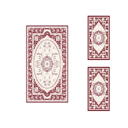 IZMIR 7003B (Rectangulaire, 140X310, BORDEAUX)