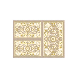 VALENCIA 5113B (Rectangular, ( T 80X130 + 2T 65X100 ), IVOIRE/CREME)
