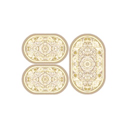 VALENCIA 5113B (Oval, ( O 80X130 + 2O 65X100 ), IVOIRE/CREME)