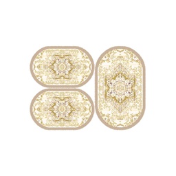 VALENCIA 5829B (Ovale, ( O 80X130 + 2O 65X100 ), IVOIRE/CREME)