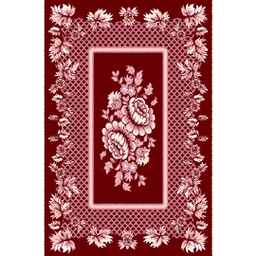 RELAX 7647J (Rectangular, 240X330, BORDEAUX)