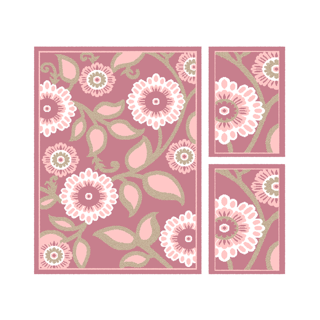 CIRTA 92570 (Rectangular, ( T 150X220 + 2T 60X110 ), BOIS DE ROSE)