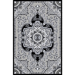 VALENCIA 5829B (Rectangular, 200X280, NOIRE_GRIS CLAIRE)