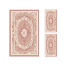 MELODIE 89051 (Rectangulaire, ( T 130X220 + 2T 60X110 ), BOIS DE ROSE_IVOIRE)