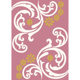 AZHAR 90730 (Rectangular, 200X280, BOIS DE ROSE)
