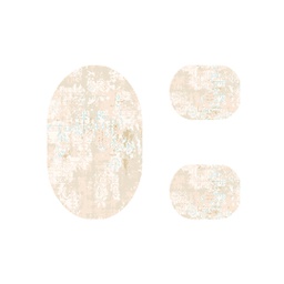 BODRUM 90910 (Ovale, ( O 100X130 + 2O 60X100 ), CREME)